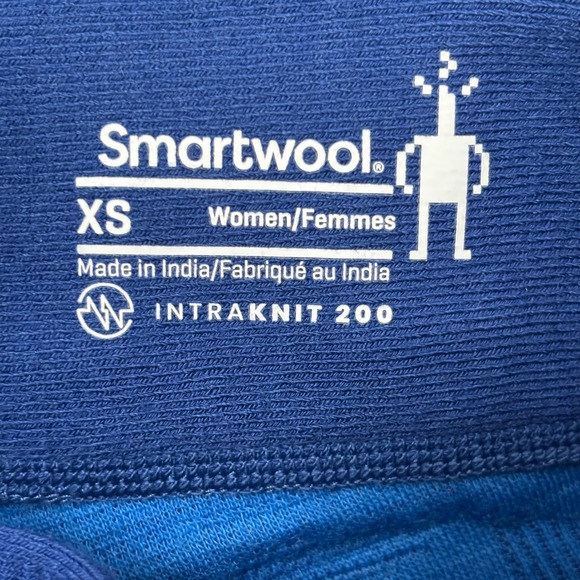 Smartwool Women's Intraknit 200 Thermal Merino Base Layer Bottom in Blue Size XS - Picture 11 of 14